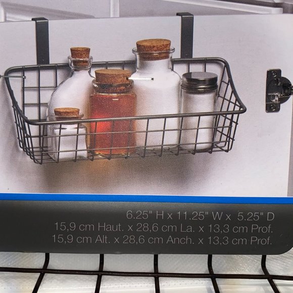 NEW Bronze Spectrum Over the Cabinet Grid Basket - Picture 1 of 2